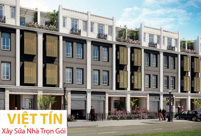 Một số mẫu thi công nhà liền kề đẹp 2022 của Việt Tín 2