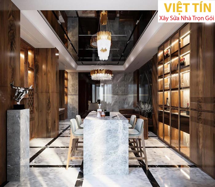 Một số mẫu thi công nhà liền kề đẹp 2022 của Việt Tín 6